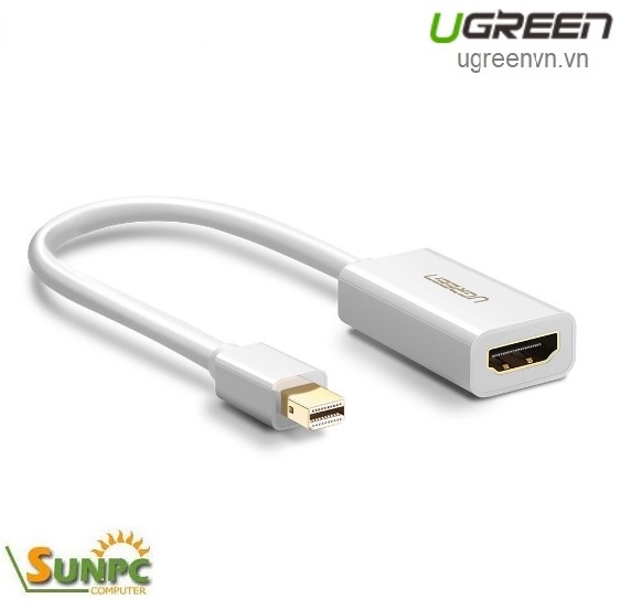 Cáp chuyển đổi Mini Displayport sang HDMI âm Ugreen 10460 (màu trắng)